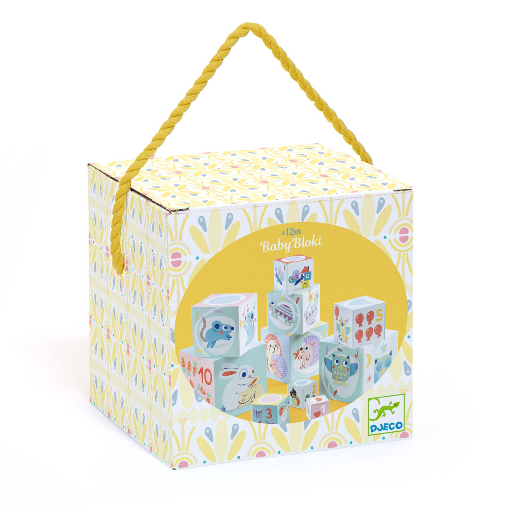 Toronyépítő kocka - Nyuszis - BabyBloki – alternatív kép 2