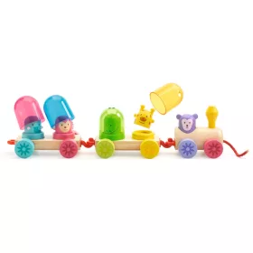   Húzható- és építőjáték - Szivárványvonat - Rainbowtrain