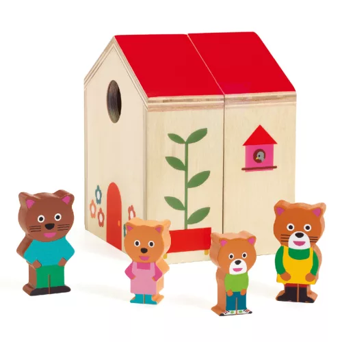 Djeco Minivilág - Miniház - Minihouse, 3–5 év, Többszínű