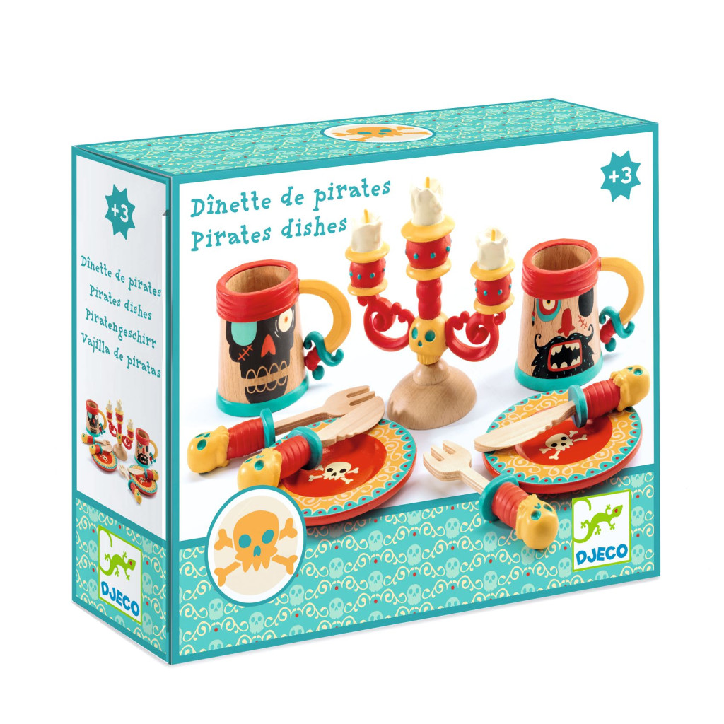 Szerepjáték - Kalózok étkészlete - Dishes of pirates – fő nézet
