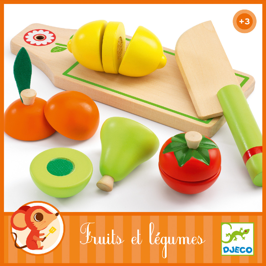 Szerepjáték - Szeletelhető gyümölcsök - Fruits & Vegetables to cut – alternatív kép 1