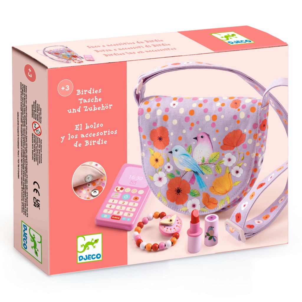 Szerepjáték - Madárkás válltáska kiegészítőkkel - Birdie bag and accessories – fő nézet