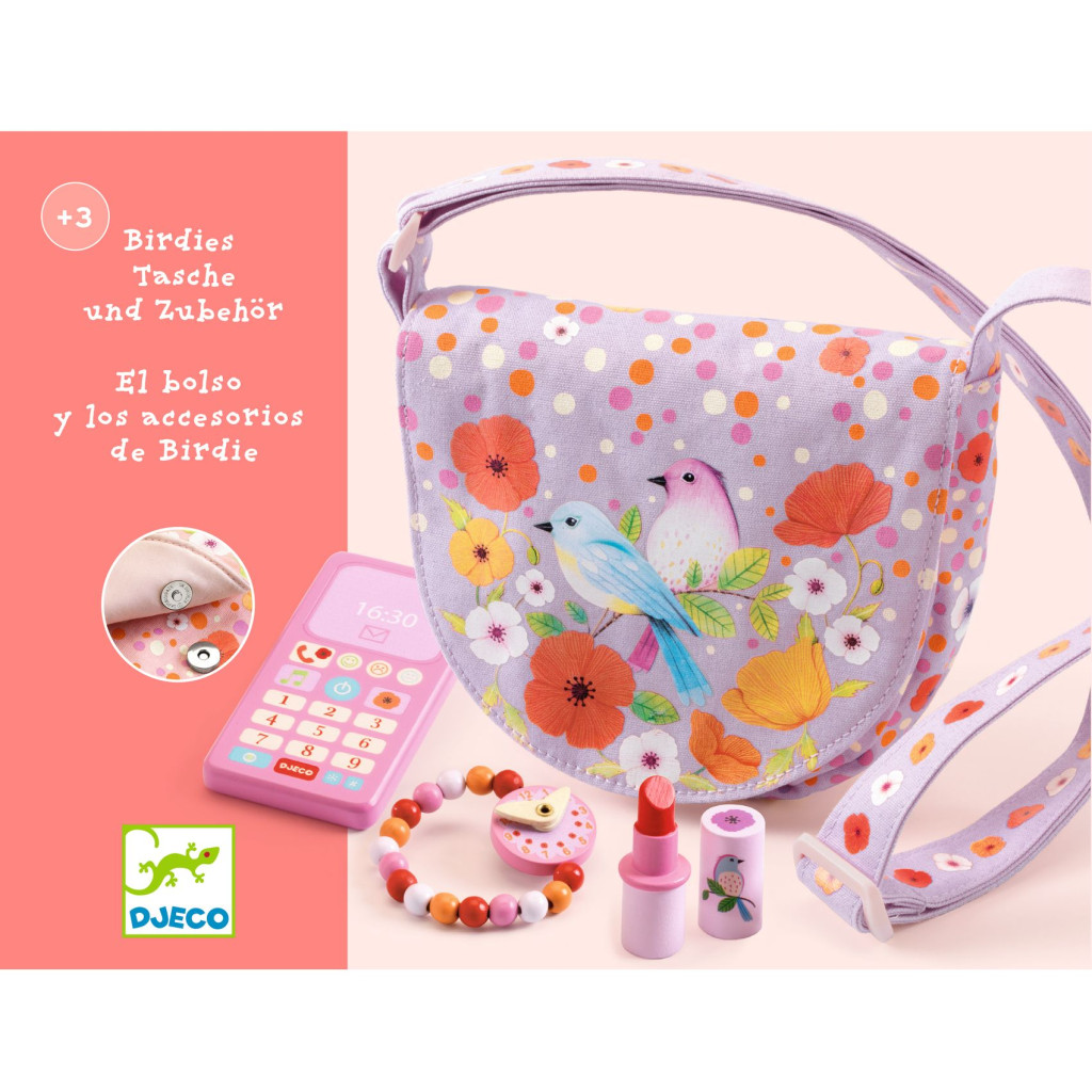 Szerepjáték - Madárkás válltáska kiegészítőkkel - Birdie bag and accessories – alternatív kép 3