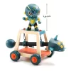 Djeco Arty Toys - Lovag - Pókharcos faltörő kossal - Spider attak, 3–5 év, Többszínű