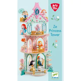 Djeco Arty Toys - Hercegnők tornya - Ze princess Tower, 3–5 év, Többszínű
