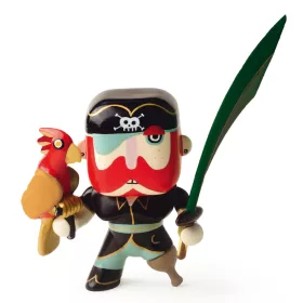 Djeco Arty Toys - Kalóz papagájjal - Sam Parrot, 3–5 év, Többszínű