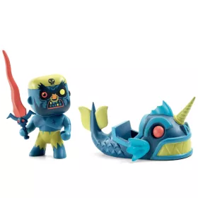 Djeco Arty Toys - Kalóz, Szörnyhajós - Terrible & Monster, 3–5 év, Többszínű