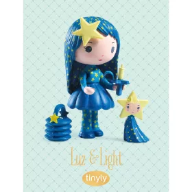 Djeco TINYLY álomvilág - Lujzi és Csillagfény - Luz & Light, 3–5 év, Többszínű