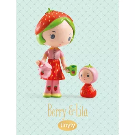 Djeco TINYLY álomvilág - Eperke és Szamóca - Berry & Lila, 3–5 év, Vegyes anyag