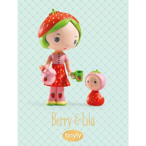 Djeco TINYLY álomvilág - Eperke és Szamóca - Berry & Lila, 3–5 év, Vegyes anyag