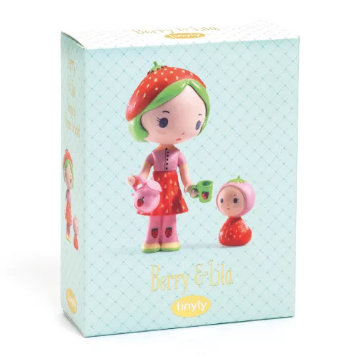 Djeco TINYLY álomvilág - Eperke és Szamóca - Berry & Lila, 3–5 év, Vegyes anyag