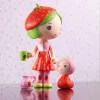 Djeco TINYLY álomvilág - Eperke és Szamóca - Berry & Lila, 3–5 év, Vegyes anyag