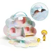 Djeco TINYLY álomvilág babaház - Napocska és Mia - Sunny & Mia house, 0–2 év, Többszínű