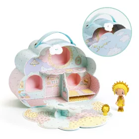 Djeco TINYLY álomvilág babaház - Napocska és Mia - Sunny & Mia house, 0–2 év, Többszínű