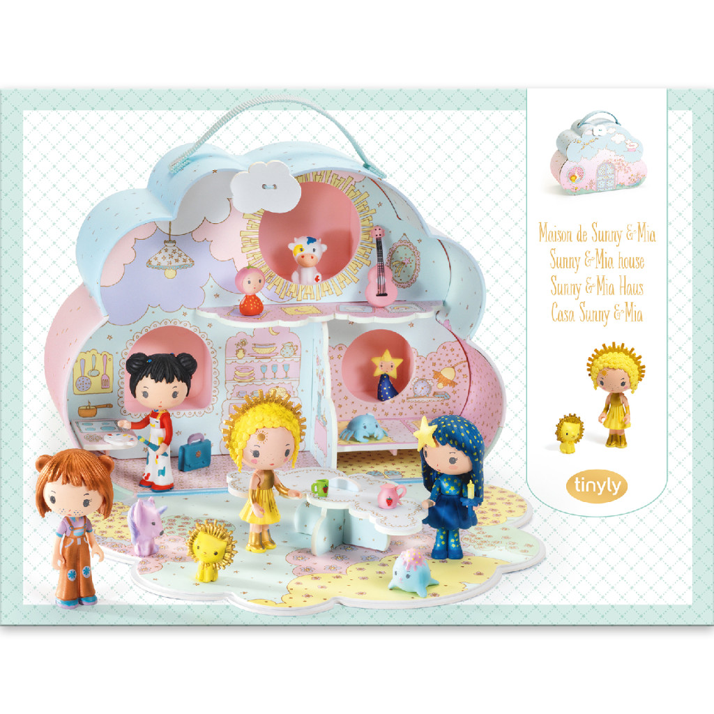 TINYLY álomvilág babaház - Napocska és Mia - Sunny & Mia house – alternatív kép 1