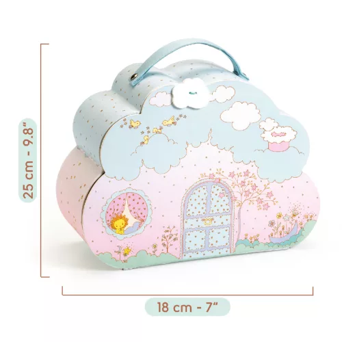 Djeco TINYLY álomvilág babaház - Napocska és Mia - Sunny & Mia house, 0–2 év, Többszínű