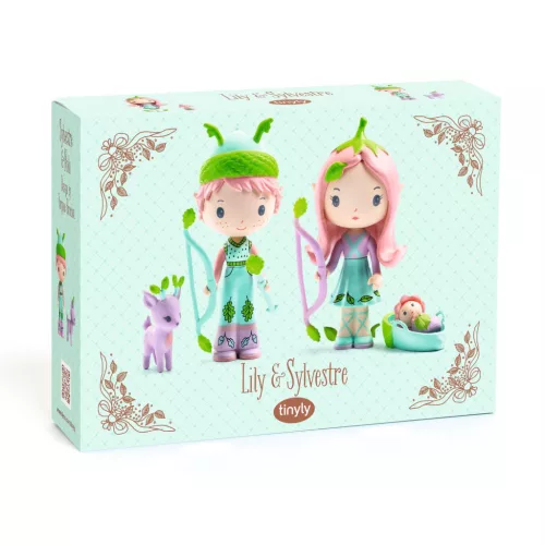 Djeco TINYLY álomvilág - Lily és Szilveszter - Lily & Sylvestre, 3–5 év, Többszínű