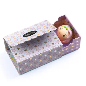Djeco TINYLY álomvilág - Lila apró szoba - Violet Tinyroom, 3–5 év, Vegyes anyag