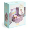 Djeco TINYLY álomvilág - Lila apró szoba - Violet Tinyroom, 3–5 év, Vegyes anyag