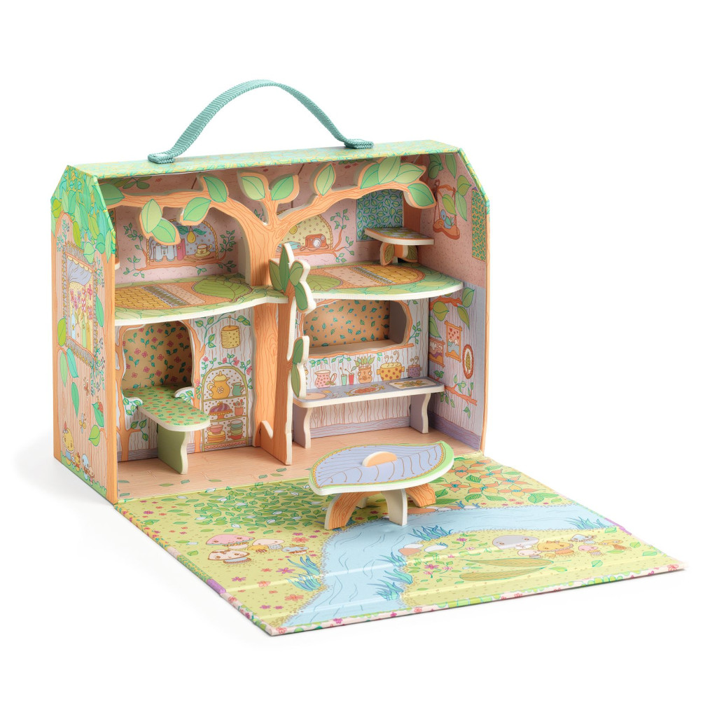 TINYLY álomvilág babaház - Szilvia és Rókica háza - Sylvia & Fox’s house in the woods – alternatív kép 2