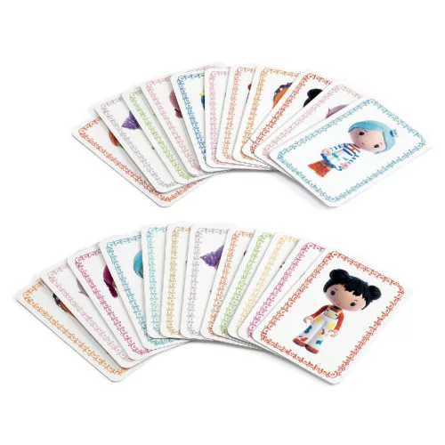 Djeco TINYLY álomvilág - Mini tinyly kártya - Mini Mistigri, 3–5 év, Többszínű