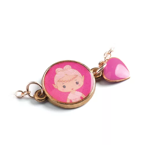 Djeco TINYLY álomvilág - Tünde karkötő - Elfe bracelet, 3–5 év, Többszínű