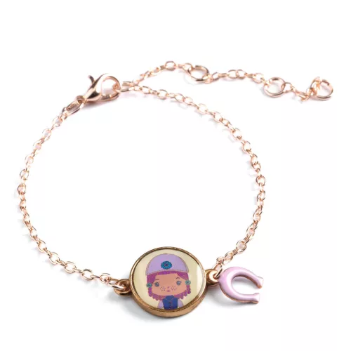 Djeco TINYLY álomvilág - Lovas karkötő - Joe bracelet, 3–5 év, Többszínű