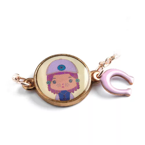 Djeco TINYLY álomvilág - Lovas karkötő - Joe bracelet, 3–5 év, Többszínű
