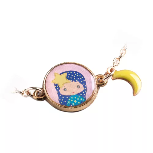 Djeco TINYLY álomvilág - Lujzi karkötő - Luz Bracelet, 3–5 év, Többszínű