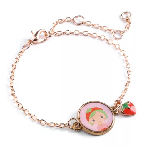 Djeco TINYLY álomvilág - Eperke karkötő - Berry bracelet, 3–5 év, Többszínű