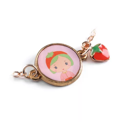 Djeco TINYLY álomvilág - Eperke karkötő - Berry bracelet, 3–5 év, Többszínű