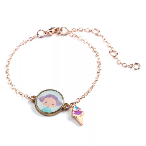 Djeco TINYLY álomvilág - Édeske karkötő - Tutti bracelet, 3–5 év, Többszínű