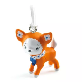 Djeco TINYLY álomvilág - Indi kulcstartó - Indie key ring, 3–5 év, Többszínű