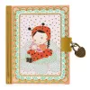 Djeco TINYLY álomvilág Titkos napló - Katica - Minico secret notebook, 3–5 év, Többszínű