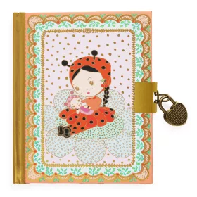 Djeco TINYLY álomvilág Titkos napló - Katica - Minico secret notebook, 3–5 év, Többszínű