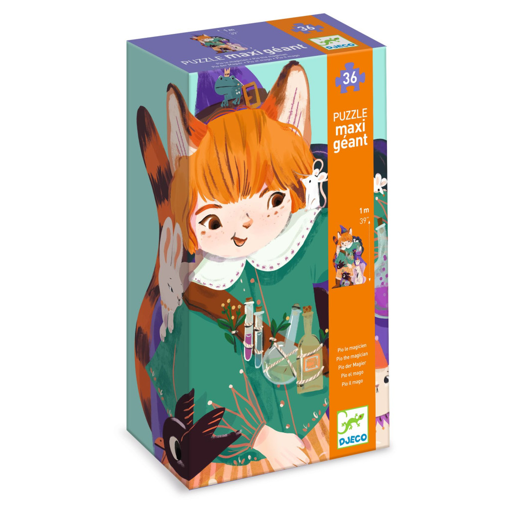 Óriás puzzle - Pio a kis valázsló, 36 db-os - Pio the magician – fő nézet