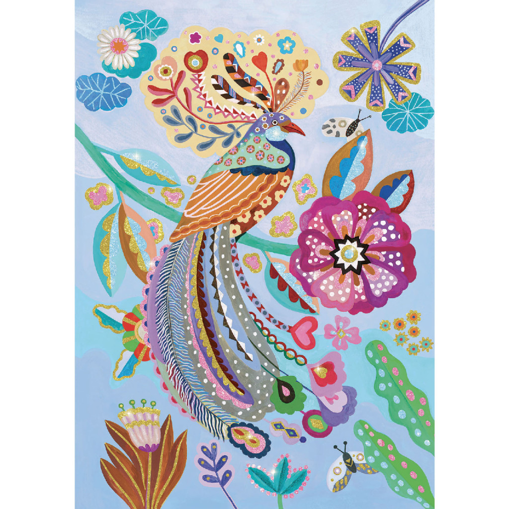 Varázs puzzle - Sziporka, 50 db-os - Sparkling bird – alternatív kép 1