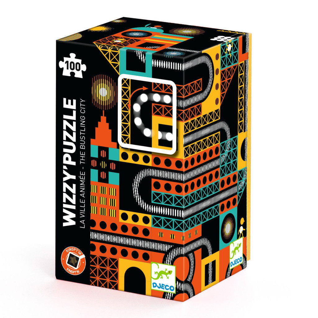 Varázs puzzle - Városi nyüzsgés, 100 db-os - The lively city – fő nézet