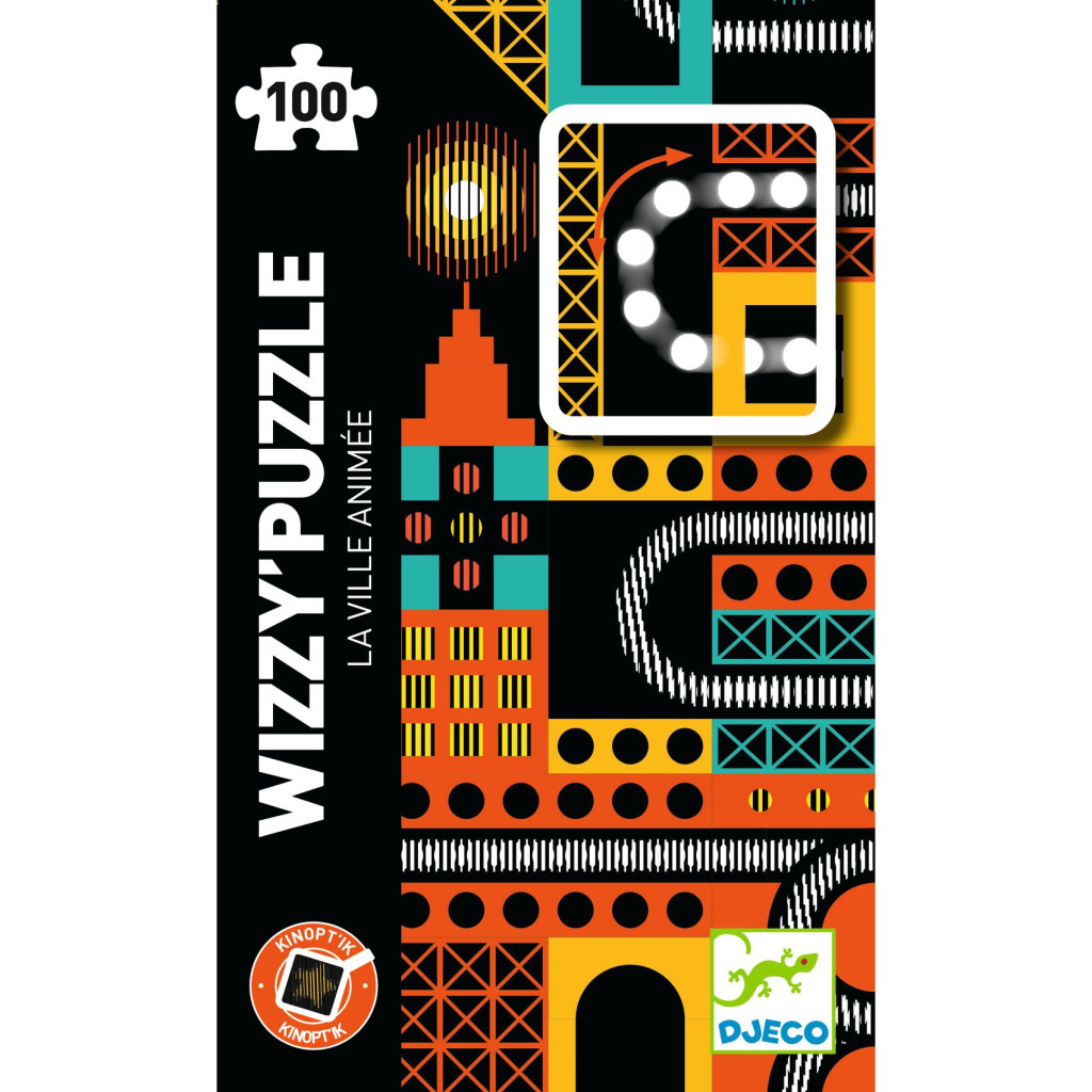 Varázs puzzle - Városi nyüzsgés, 100 db-os - The lively city – alternatív kép 2