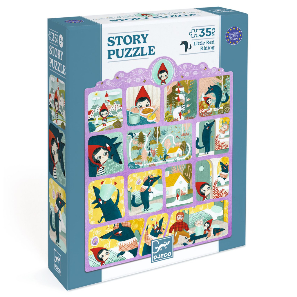 Mese puzzle - Piroska és a farkas, 35 db-os - Little Red Riding Hood – fő nézet
