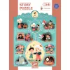 Djeco Mese puzzle - Pinokkió, 54 db-os - Pinocchio, 6–8 év, Többszínű