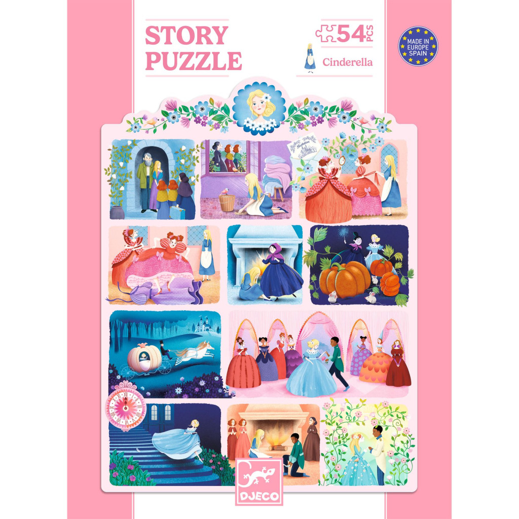 Mese puzzle - Hamupipőke, 54 db-os - Cinderella – alternatív kép 2