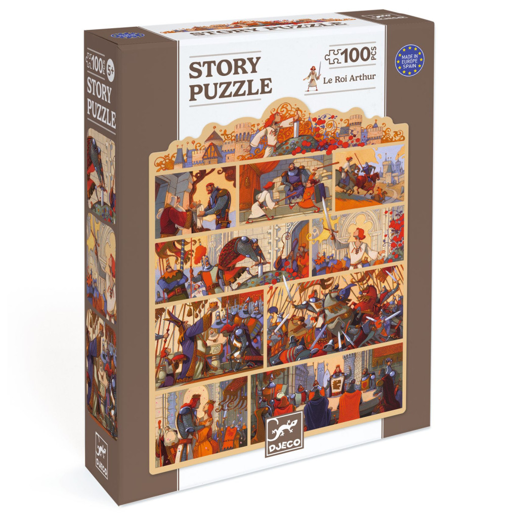 Mese puzzle - Artúr király, 100 db-os - The King Arthur – fő nézet
