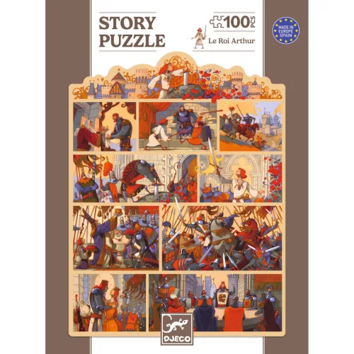 Mese puzzle - Artúr király, 100 db-os - The King Arthur