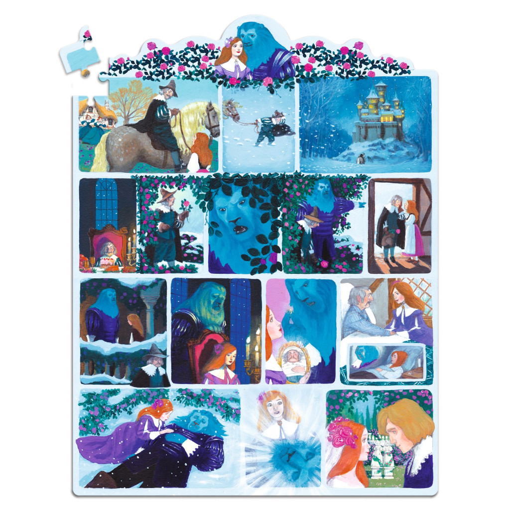 Mese puzzle - A szépség és a szörnyeteg, 100 db-os - Beauty and the Beast – alternatív kép 1