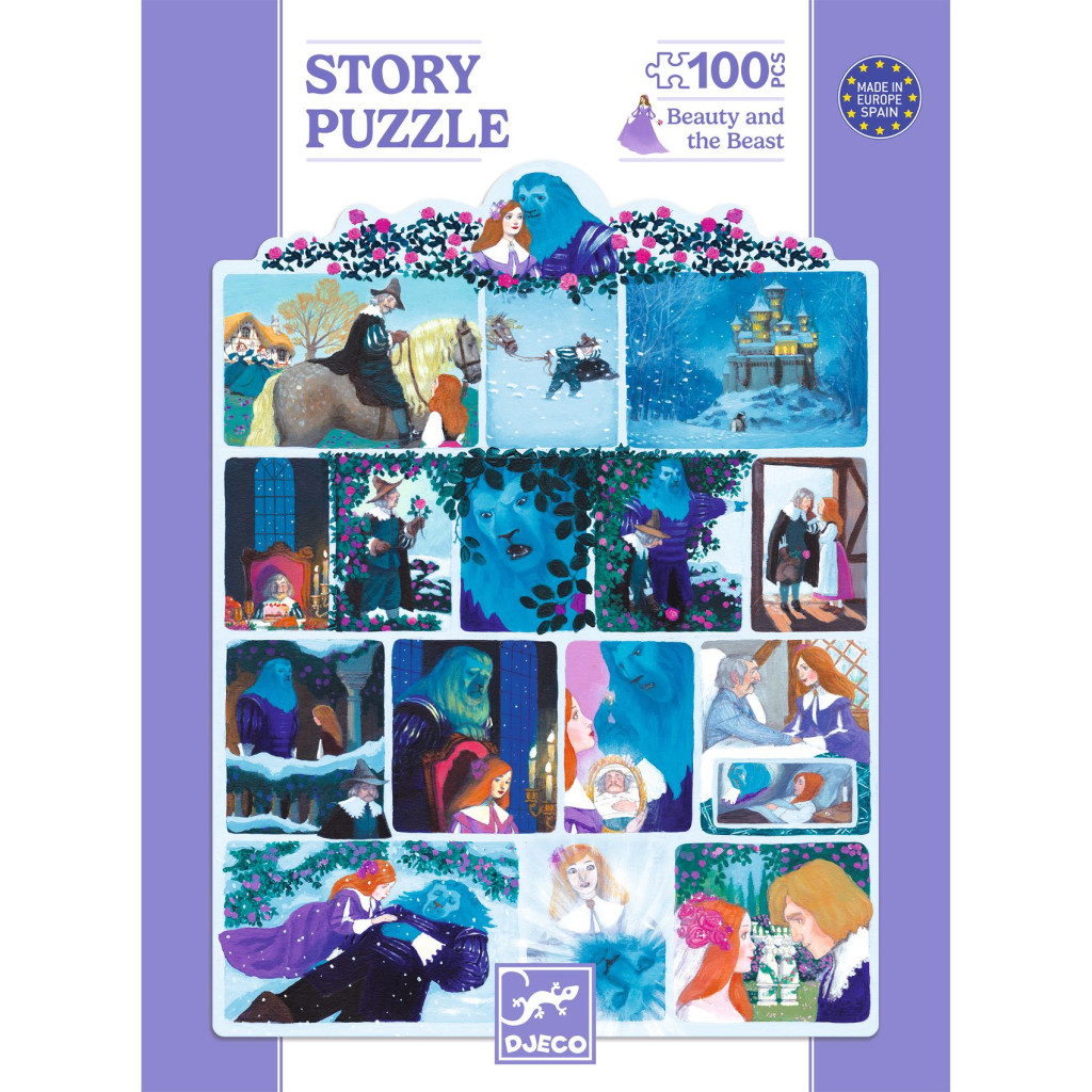 Mese puzzle - A szépség és a szörnyeteg, 100 db-os - Beauty and the Beast – alternatív kép 2