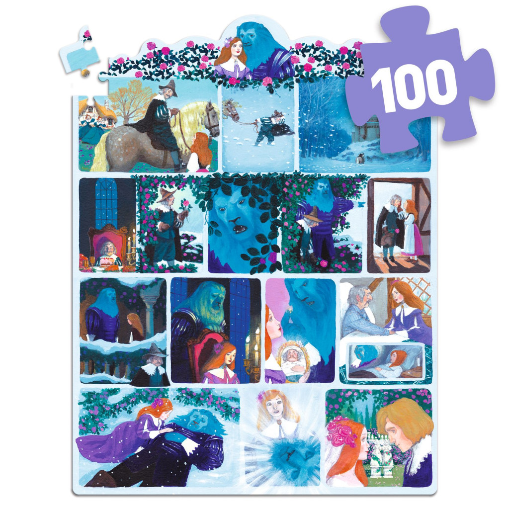 Mese puzzle - A szépség és a szörnyeteg, 100 db-os - Beauty and the Beast – alternatív kép 3