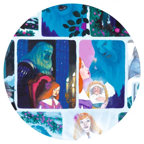 Djeco Mese puzzle - A szépség és a szörnyeteg, 100 db-os - Beauty and the Beast, 6–8 év, Többszínű