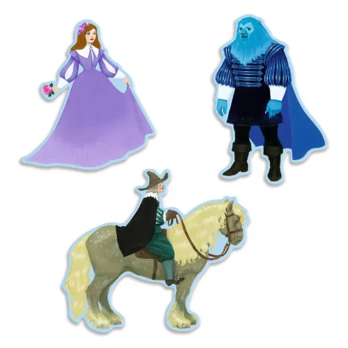 Djeco Mese puzzle - A szépség és a szörnyeteg, 100 db-os - Beauty and the Beast, 6–8 év, Többszínű