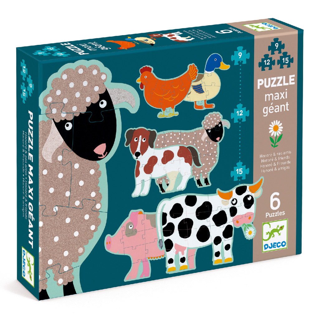 Óriás puzzle - Betyárbecsület, 9-12-15 db-os - Honoré & friends – fő nézet